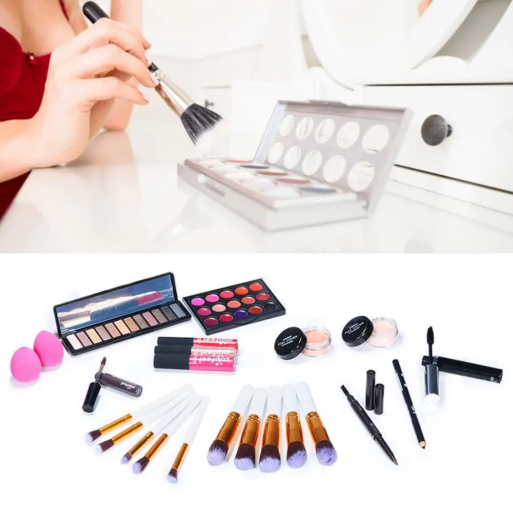 

Makeup Tool Kits 29Pcs/Set Makeup Kit Fashion Universal Full Set Cosmetic Combo Set Makeup Tools Accessories