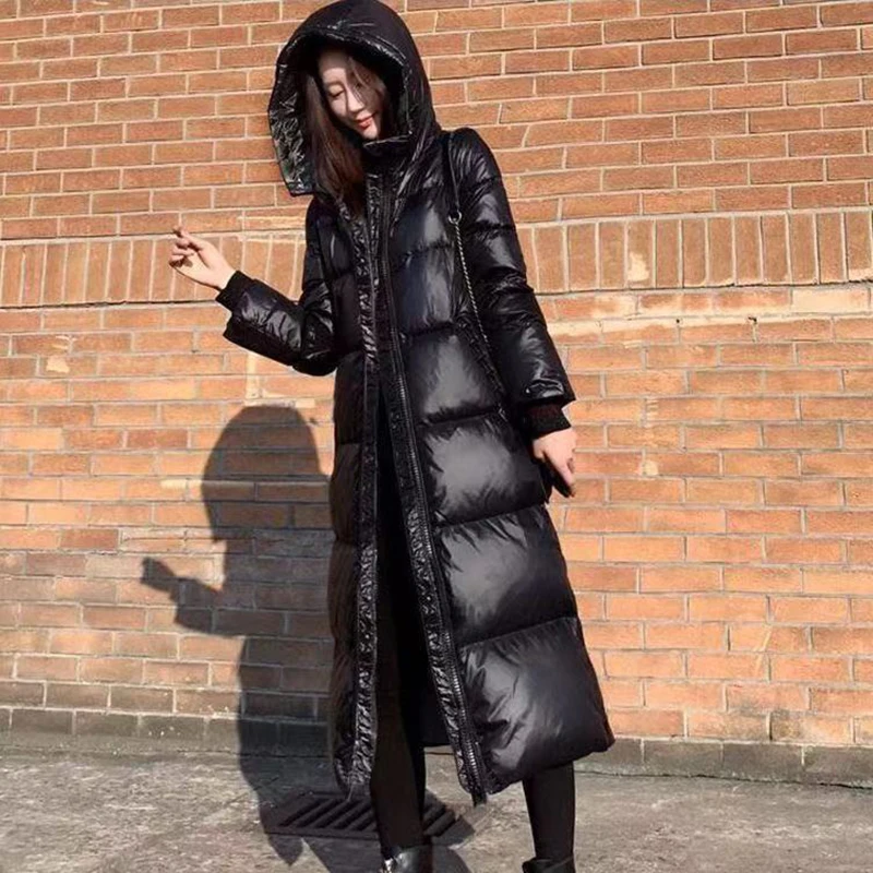 Autumn Winter Jacket Women Thicken Warm Parka Casual Solid Color Loose Hooded Coat Jackets Outwear For Female