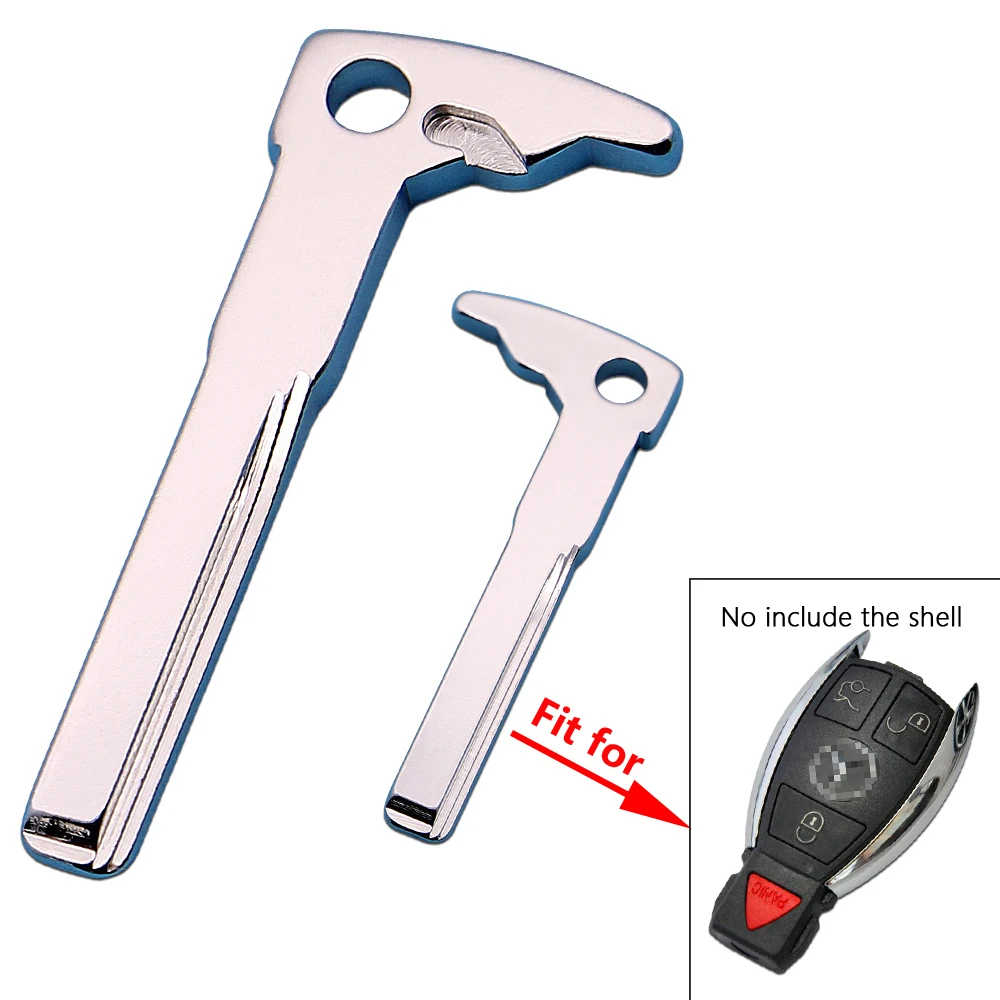 

Сменный умный ключ XNRKEY для Mercedes Benz 2008 A E S G CLK SLK ML Class W220, умный хромированный необработанный ключ, лезвие