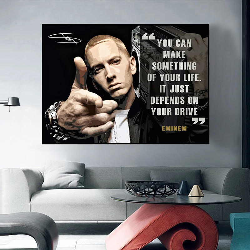 Мотивационный плакат холст живопись планшетофон винтажный портрет настенное