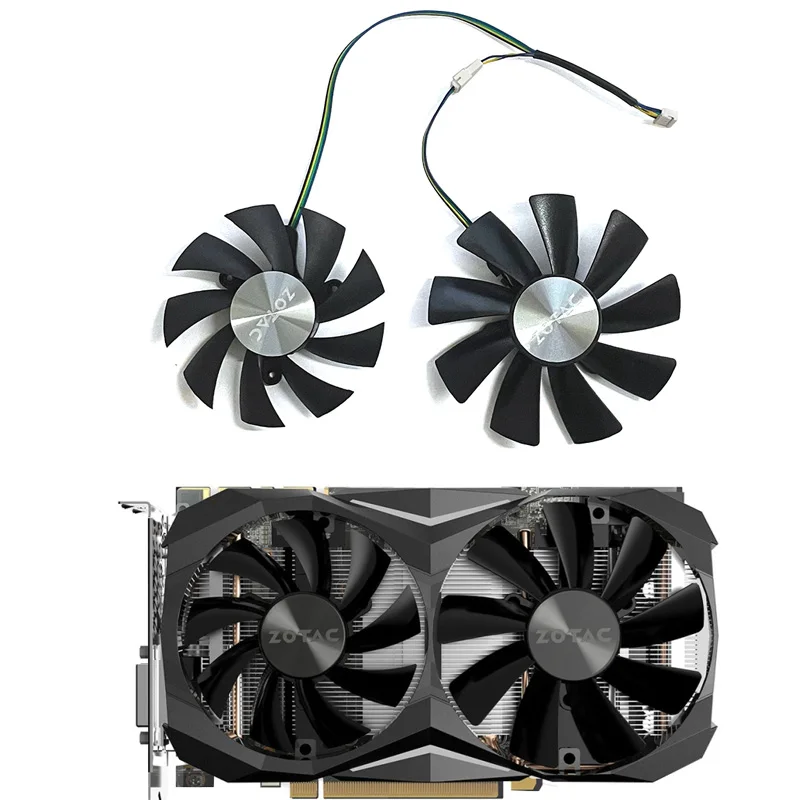Вентилятор для охлаждения видеокарты Zotac Geforce GTX 1080Ti Mini 1070Ti 100 87 мм 1060 - купить по