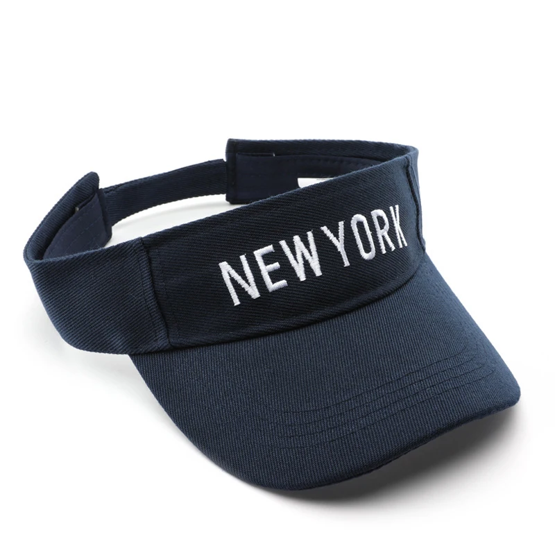 

Кепка женская с вышивкой, регулируемый Топ, пустая спортивная бейсболка от солнца, для тенниса, гольфа, бега, Нью-Йорка, лето