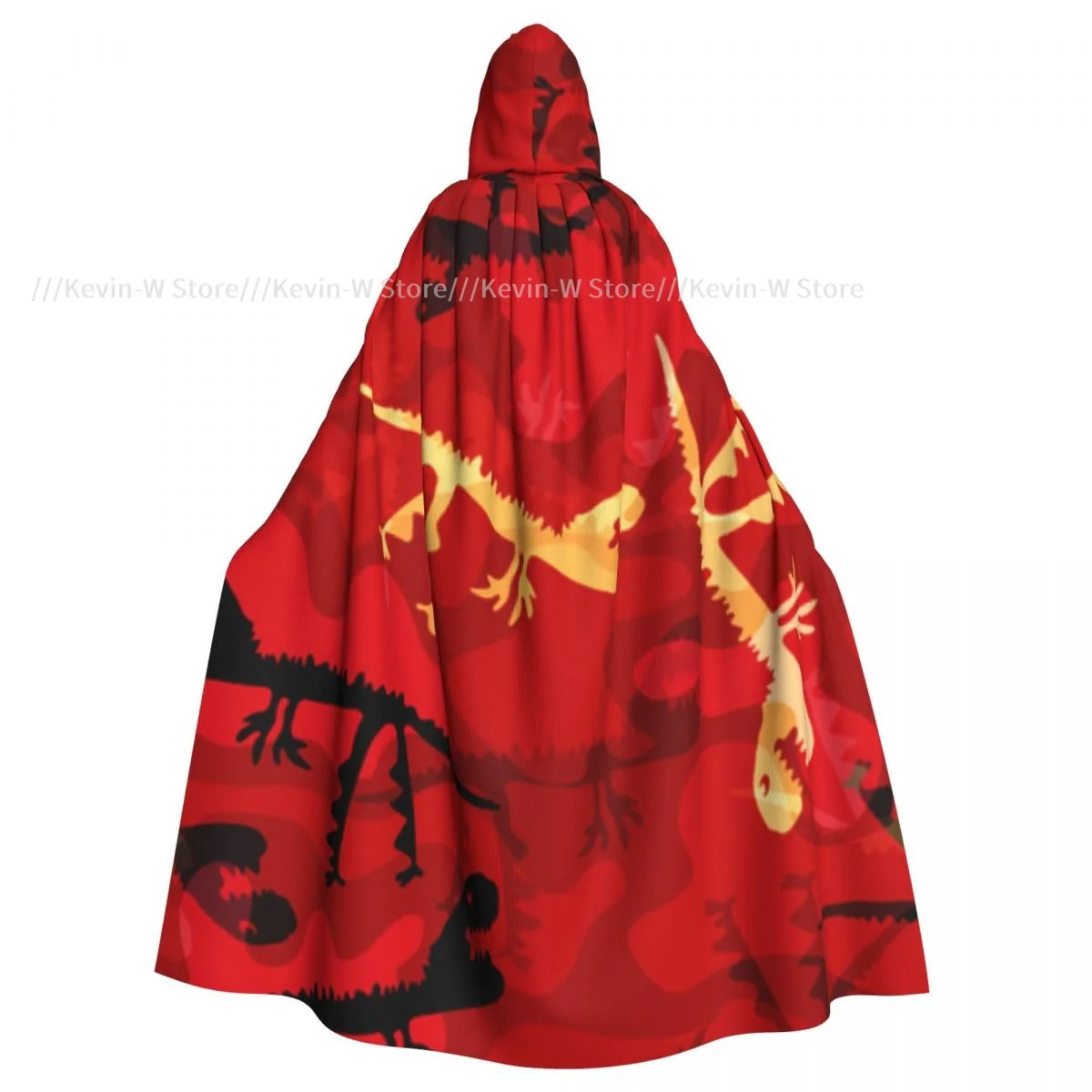 

Hooded Cloak Unisex Cloak with Hood Camouflage Dinosaurs Cloak Vampire Witch Cape Cosplay Costume