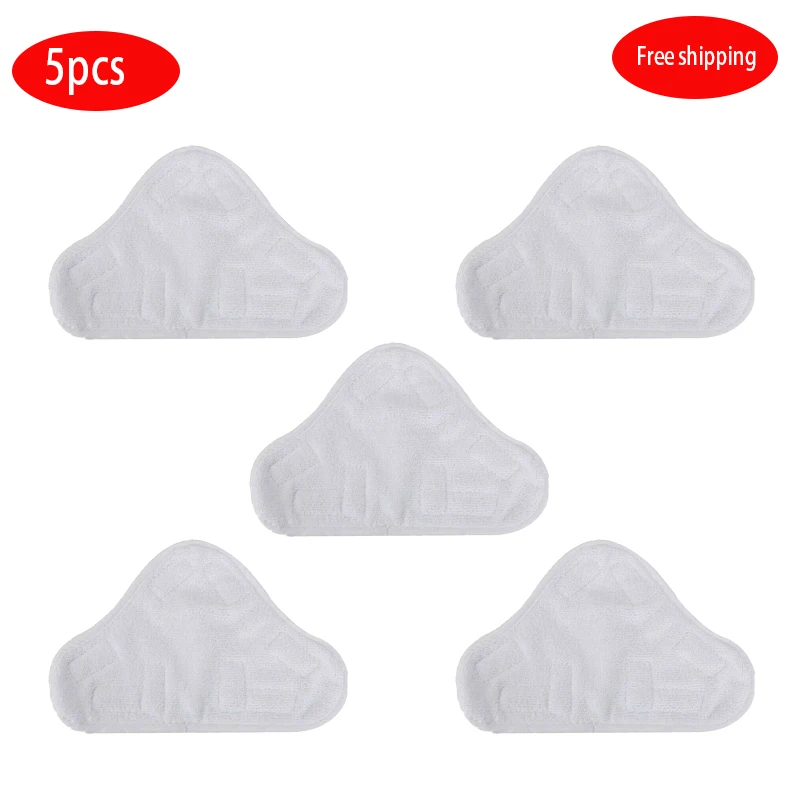 

5PCS Shark Mop Pad Accessories Replacement For Shark H20 H2O X5 Triangle bonded Steam Cleaner Cloths