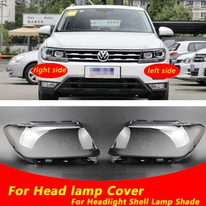 Use For Volkswagen VW Tiguan 2017-2020 Transparent Headlamp Cover Lamp Shade Front Headlight Shell Lampshade Lens shell