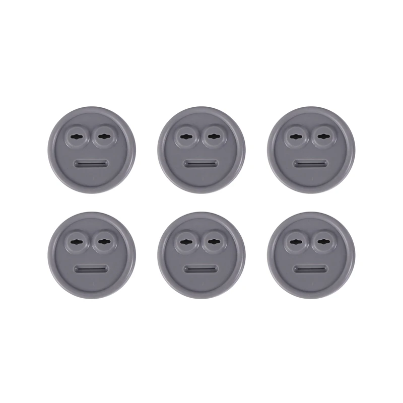 

6PC Thermometer And Probe Grommet, Compatible For Weber 85037 Smokey Mountain Cookers, And Other Grills DIY Sensor Port