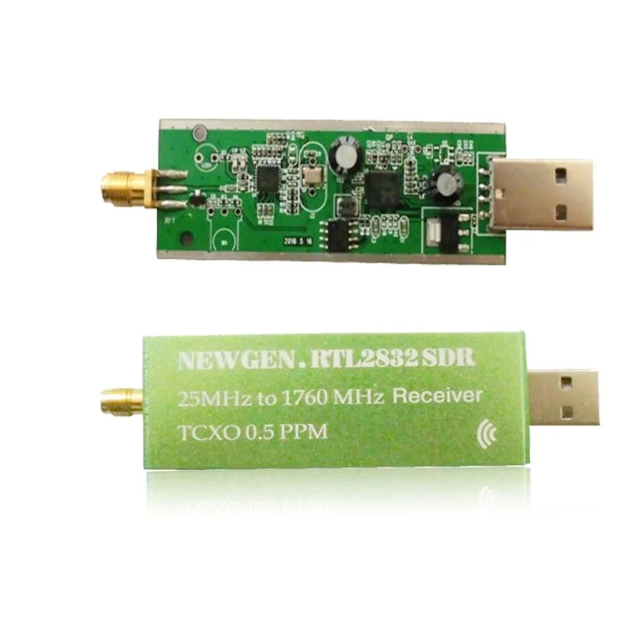 

USB 2.0 RTL SDR 0.5 PPM TCXO RTL2832U R820T 25MHZ To 1760MHZ TV Tuner Receiver AM FM NFM DSB LSB SW Radio SDR TV Receiver Stick