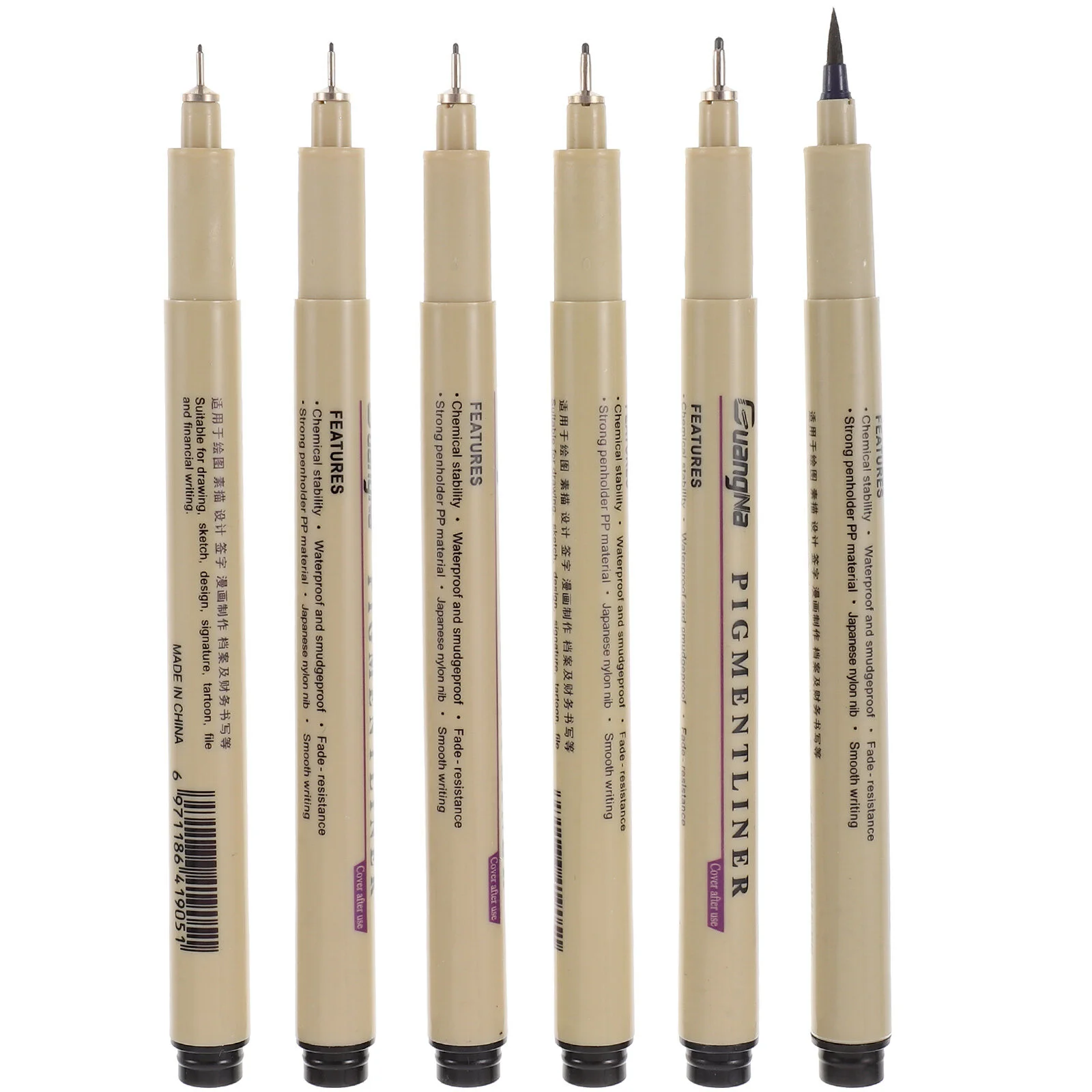 

Set Drawing Ink Pen DIY Graffiti Pens Ink Liner Archival Students Precision Calligraphy Miniature