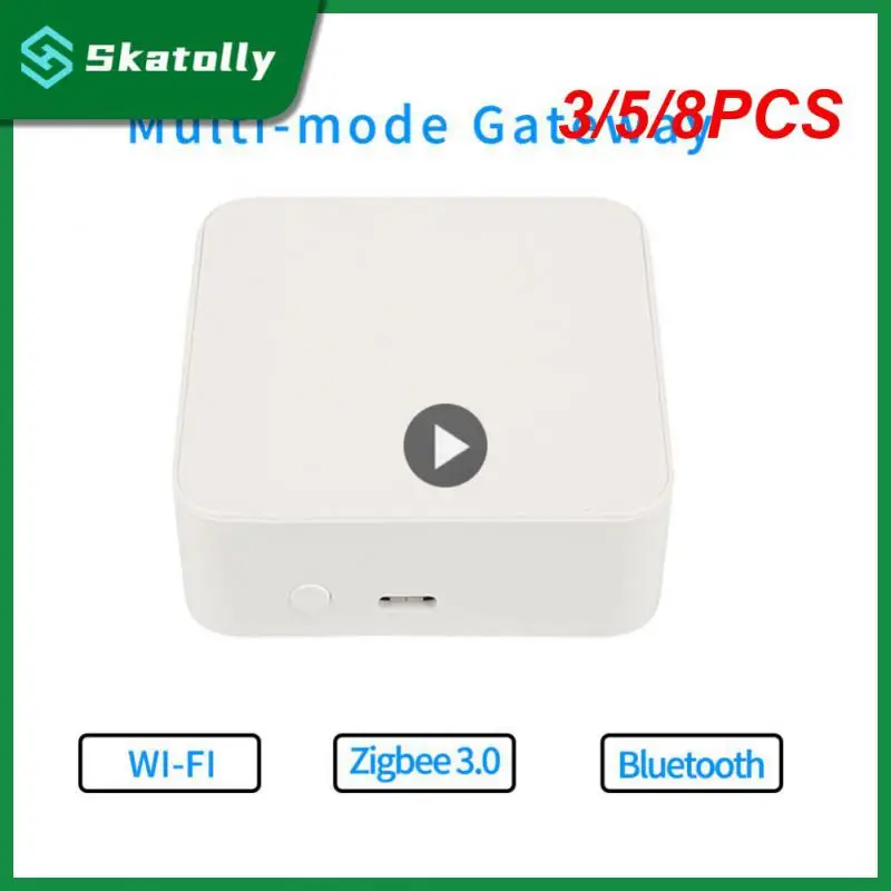 

3/5/8PCS Tuya Zigbee 3.0 Smart Life Multi-mode Gateway Tuya Smart Gateway Hub Zigbee Protocol Wireless Zigbee Gateway