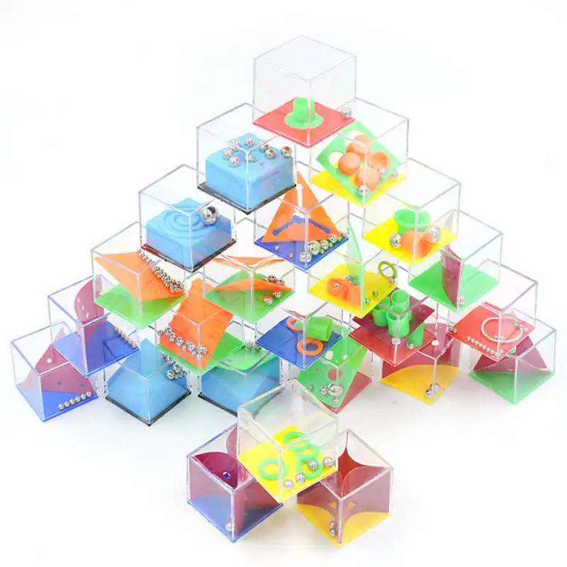 

Children's Educational Games Mini Ball Maze Balance Decompression Toys Mental Exercise Three-dimensional Kids Christmas Gift
