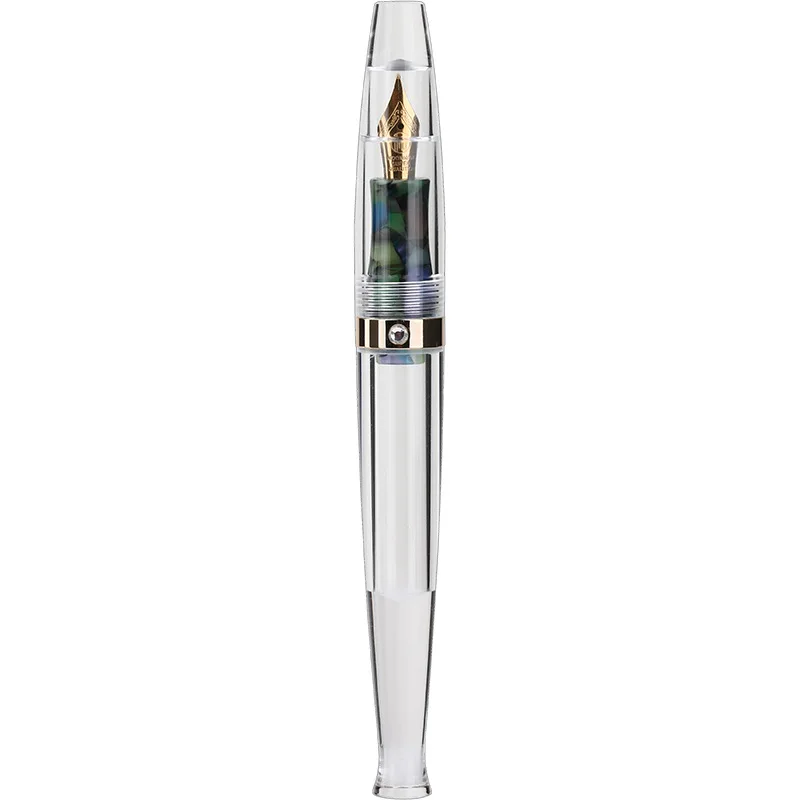 MOONMAN-S5 Yusheng Transparent Resin Gift Box Pen for Adult Students Writing Practice
