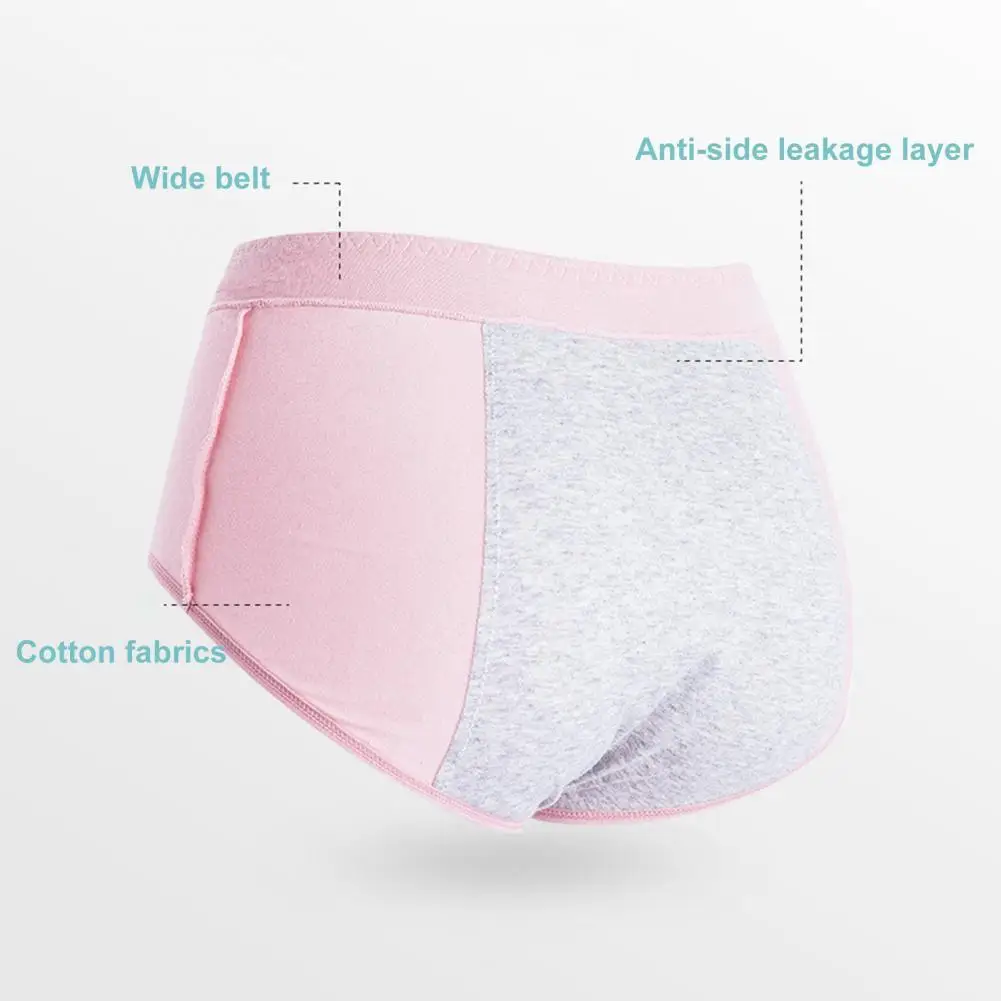

With Pocket Simple Lift Hip Menstruation Panties Multicolor Menstruation Panties High-rise for Home