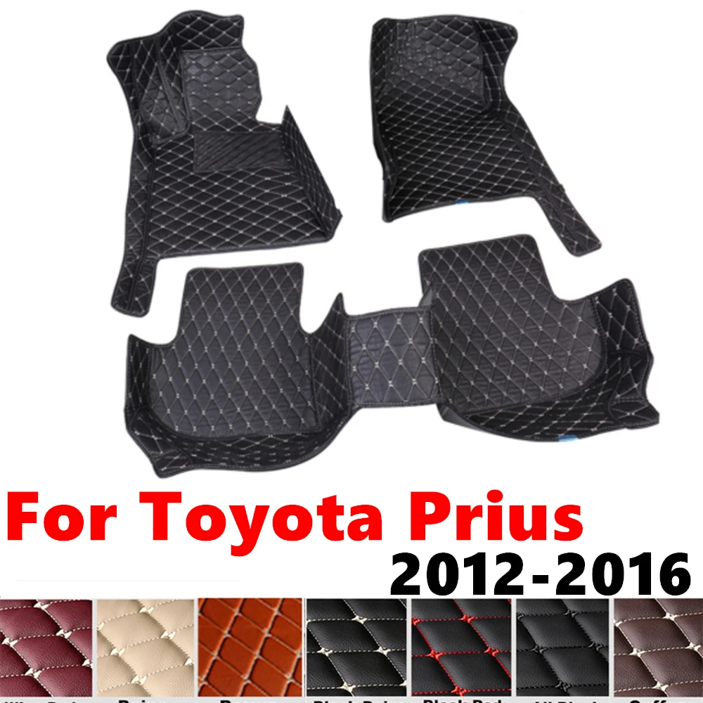 Автомобильные коврики для Toyota Prius 2016 2015 2014 13 2012 изготовленные на заказ передние и