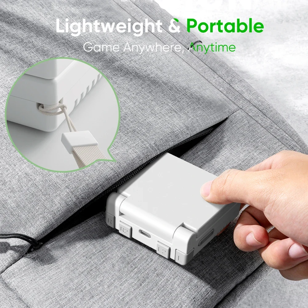 Фото Портативная игровая консоль MIYOO MINI FLIP с 2,8-дюймовым IPS-экраном, системой Linux, двумя аналоговыми стиками, в комплекте с бесплатным чехлом. В подарок. №5