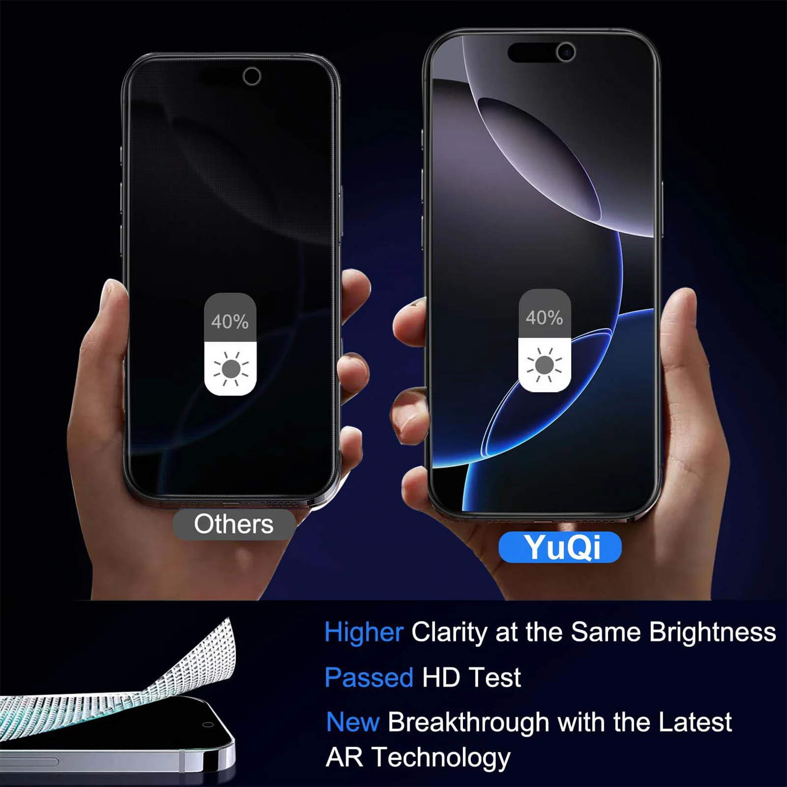 Защитная пленка для экрана от шпионажа iPhone 16 Pro Max 6 9 дюйма закаленное стекло