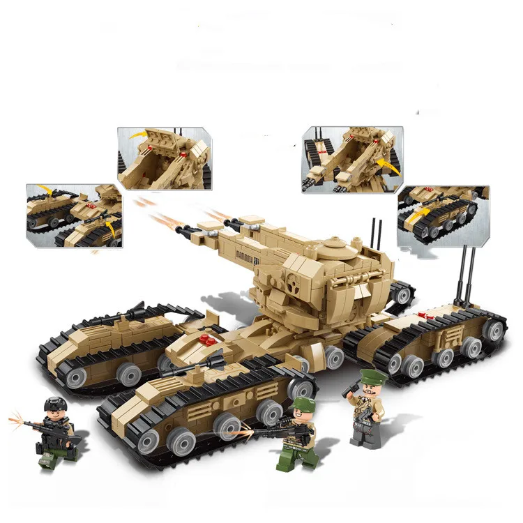 

Tank High Granule Building Block Children's Puzzle Assembling Boy Toy