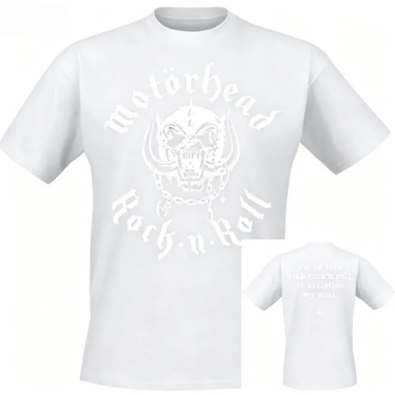 Фото Футболка унисекс Motörhead с принтом в стиле рок-н-ролл, повседневная футболка с изображением хэви-метал группы №5