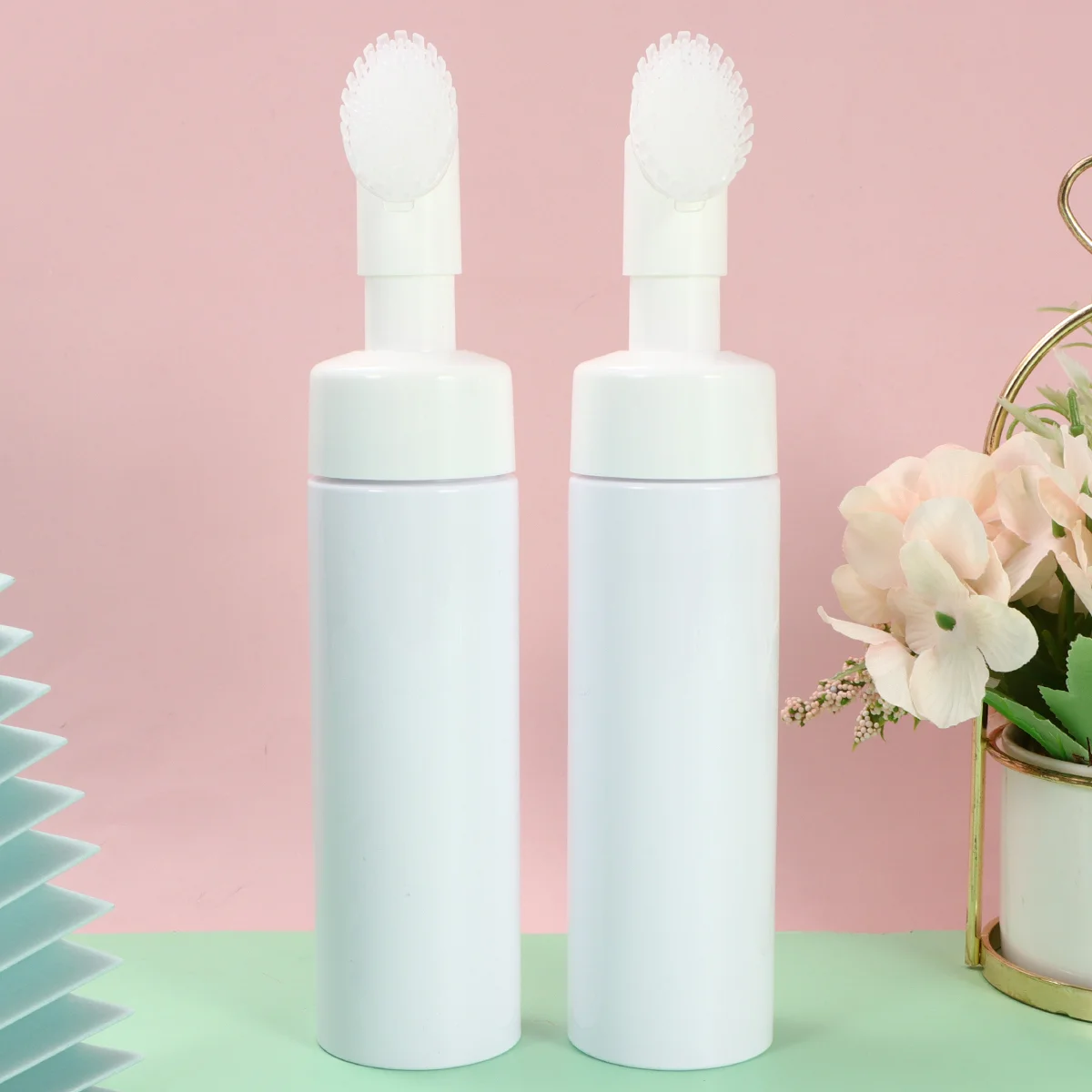 

Foam Soap Travel Dispenser Foaming Cleanser Mini Mousse Pump Brush Hand Facial Size Makeup Empty Refillable