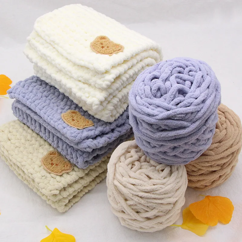 

Single-strand Thick Wool Needle Thread, Knitted Blanket, Slippers, Scarf, Hat, Scarf, Woolen Thread Thick Yarn Cotton Yarn