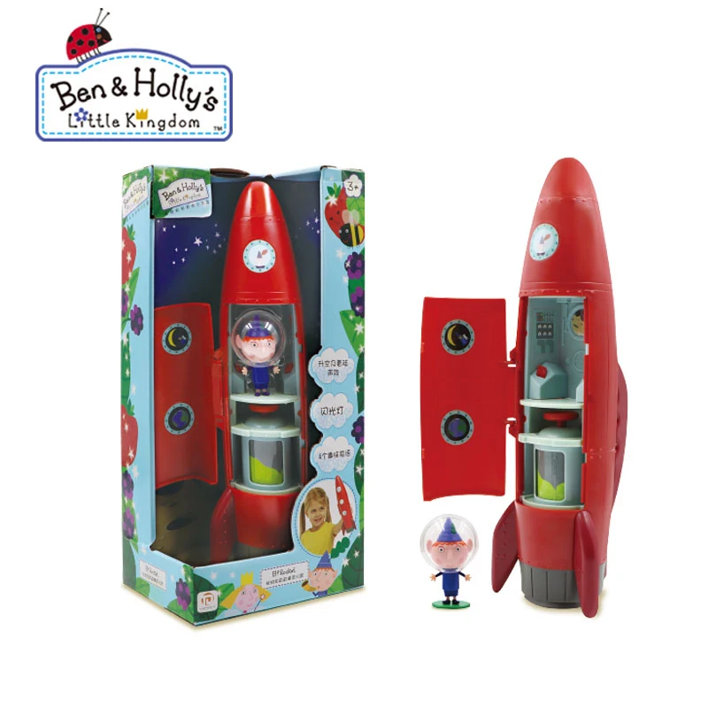 

Kingdom Toys Ben and Lilly Little Sound and Light Aero Rockets Christmas PVC Action Figure Toys for Kids Gift