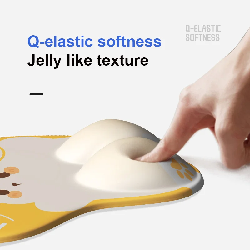 Коврик для мыши на запястье с симпатичным кроликом и ягодицами дизайнерская