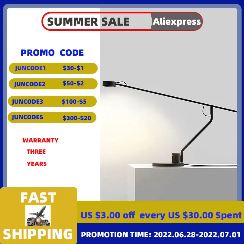 

Modern Italian desk lamp writing study room with adjustable swing arm Nordic minimalist office desk lamp reading lamp desklamps