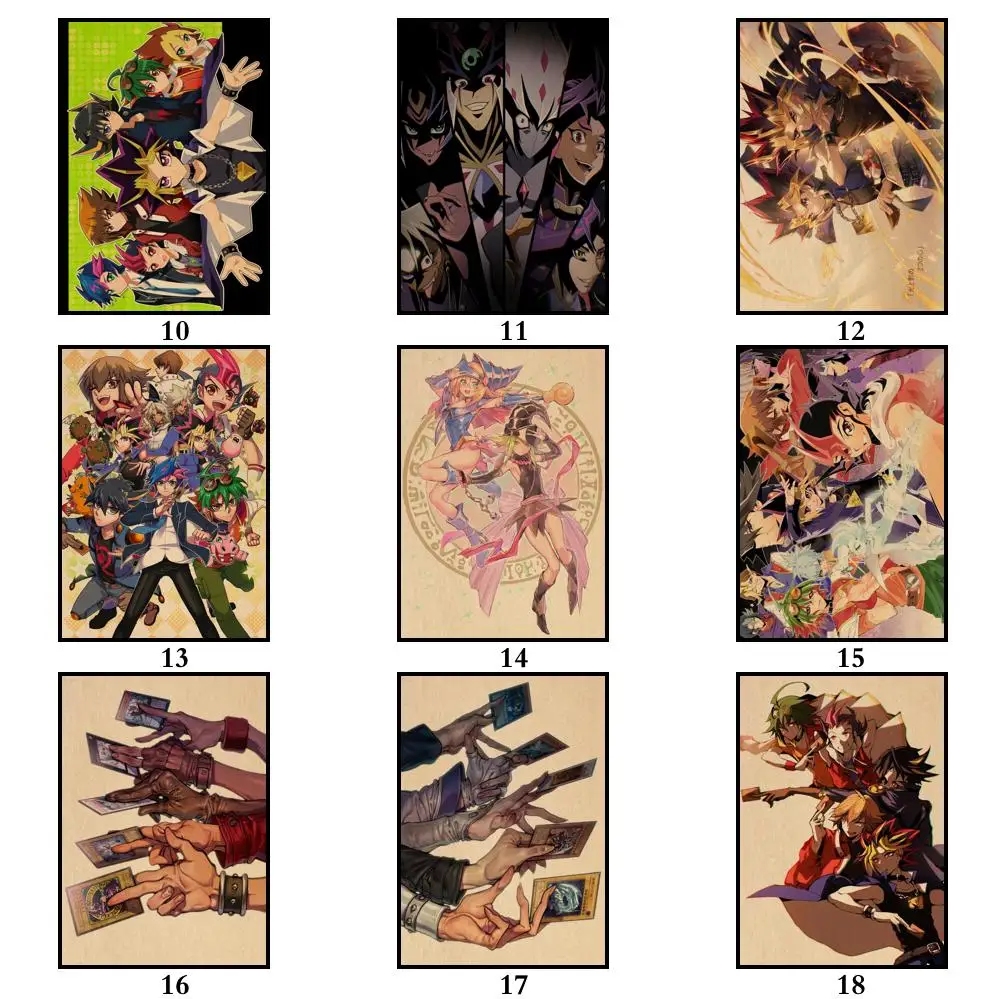 WTQ Аниме Постер Ю-Ги-О Холст