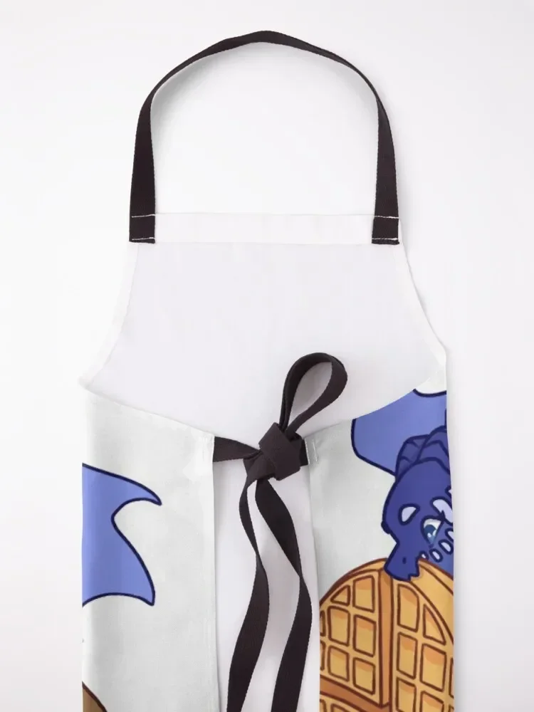 Фартук цвета индиго с вафлями. Новинки для кухни и дома. Детская кухонная одежда.