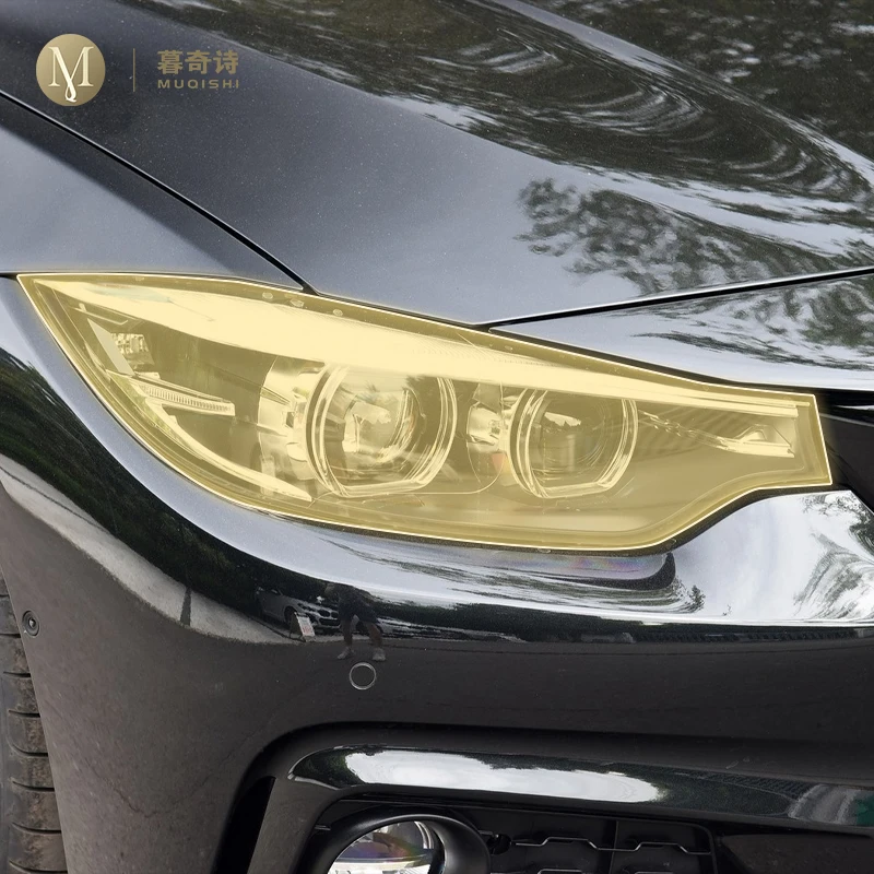 MUQSHI wstępnie wycinane reflektory zewnętrzne samochodu PPF przezroczysta folia ochronna TPU odporna na zarysowania dla BMW F32 F33 Series4