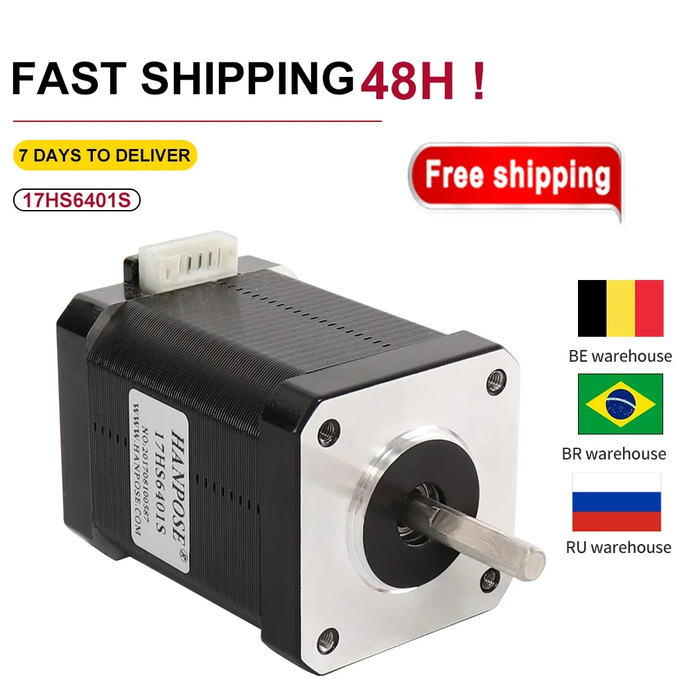 

Шаговый двигатель HANPOSE 17HS6401S