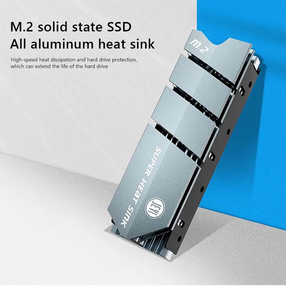 JEYI SSD карта охлаждения M.2 радиатор NVME NGFF 2280 алюминиевый лист теплопроводность