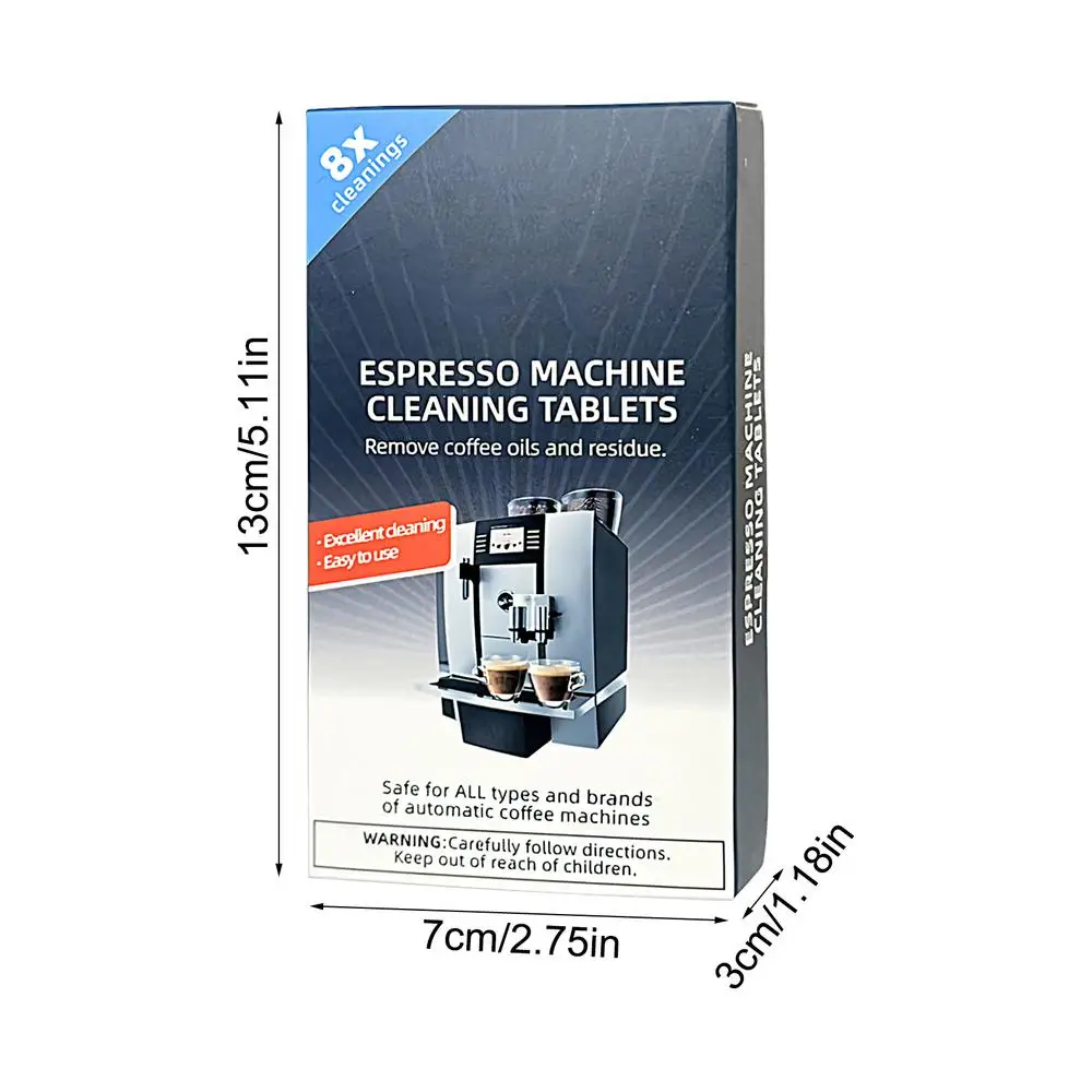 

Таблетки для чистки кофемашин 8 шт