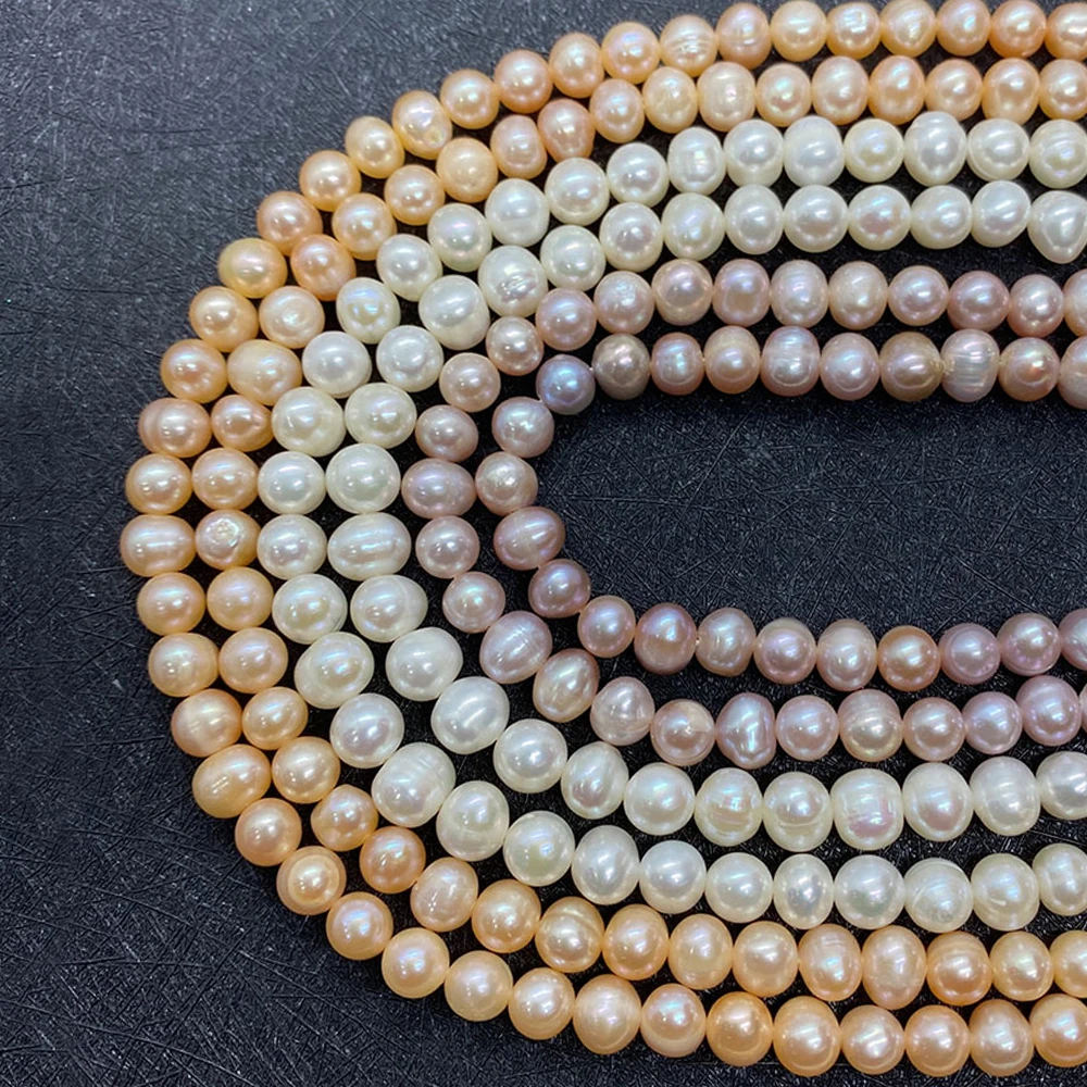 

Natural Freshwater Pearl Bead 7-12mm Grade A Potato-shaped Pearl Beads Jewelry Making DIY Bracelet Necklace Earrings Accessories