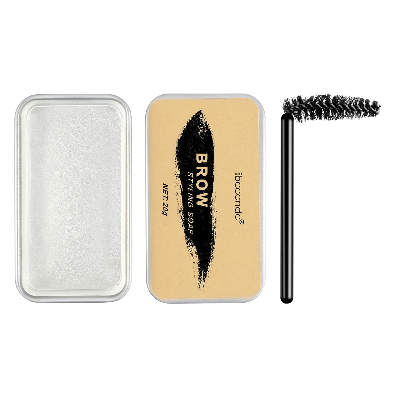 

with Brush Wild Pomade Clear Styling Wax 3D Feathery Brows Makeup Balm