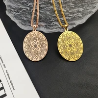 necklace for men stainless steel cuban chains for women free shipping personalised mandala flower pattern pendant choker jewelry