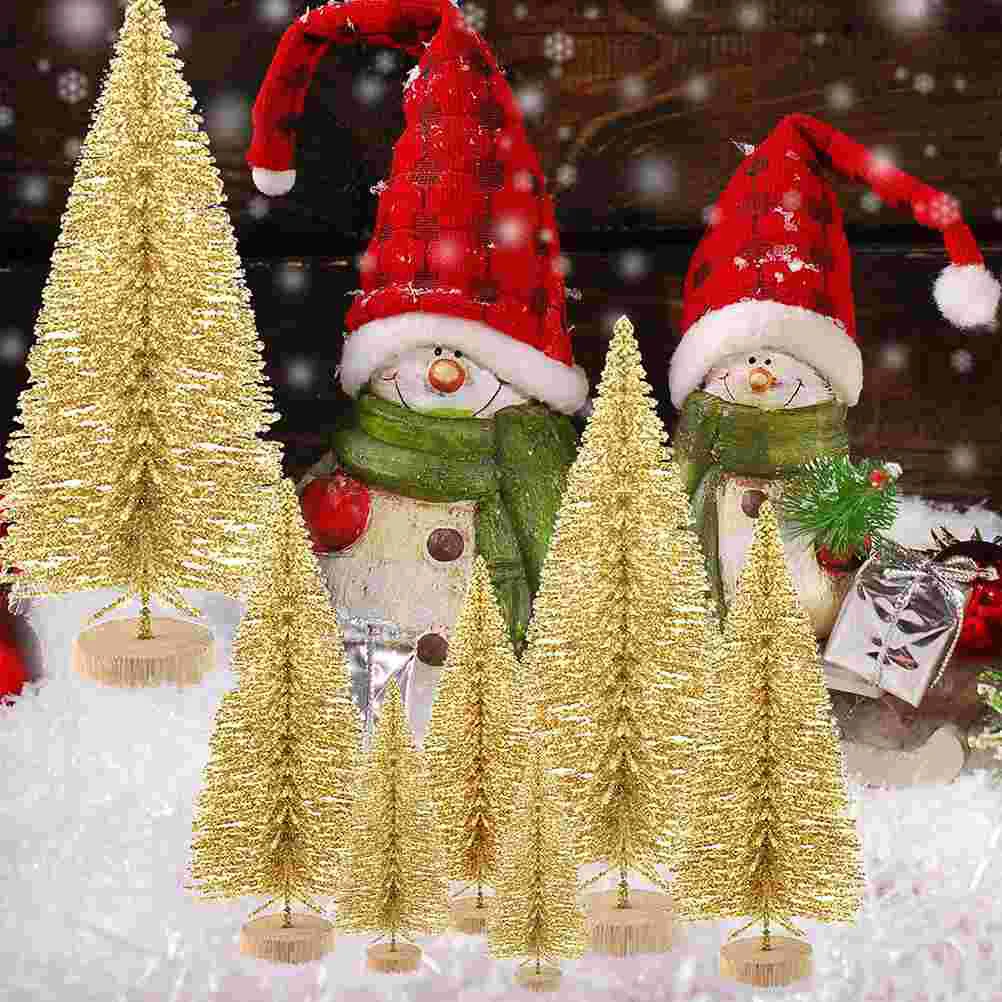 Настольный декор украшения для рождественской елки украшение рабочего стола в