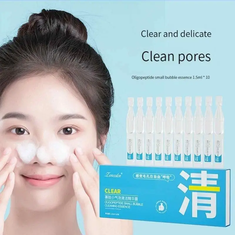

Deep Cleansing Oligopeptide Cleansing Serums Wrinkles Shrink Pores Serums Deep Moisturizing Smooth Face Serum Skin Care Products