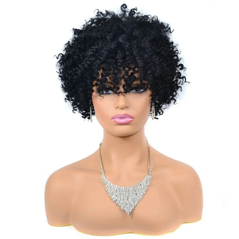 Рисунок 2 - Парики женские с черными вьющимися волосами