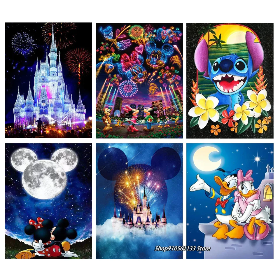 

Алмазная живопись Disney 5d Микки Маус принцесса Мультяшные персонажи Сделай Сам Алмазная аниме мозаика для детей Новогодний подарок DSN020