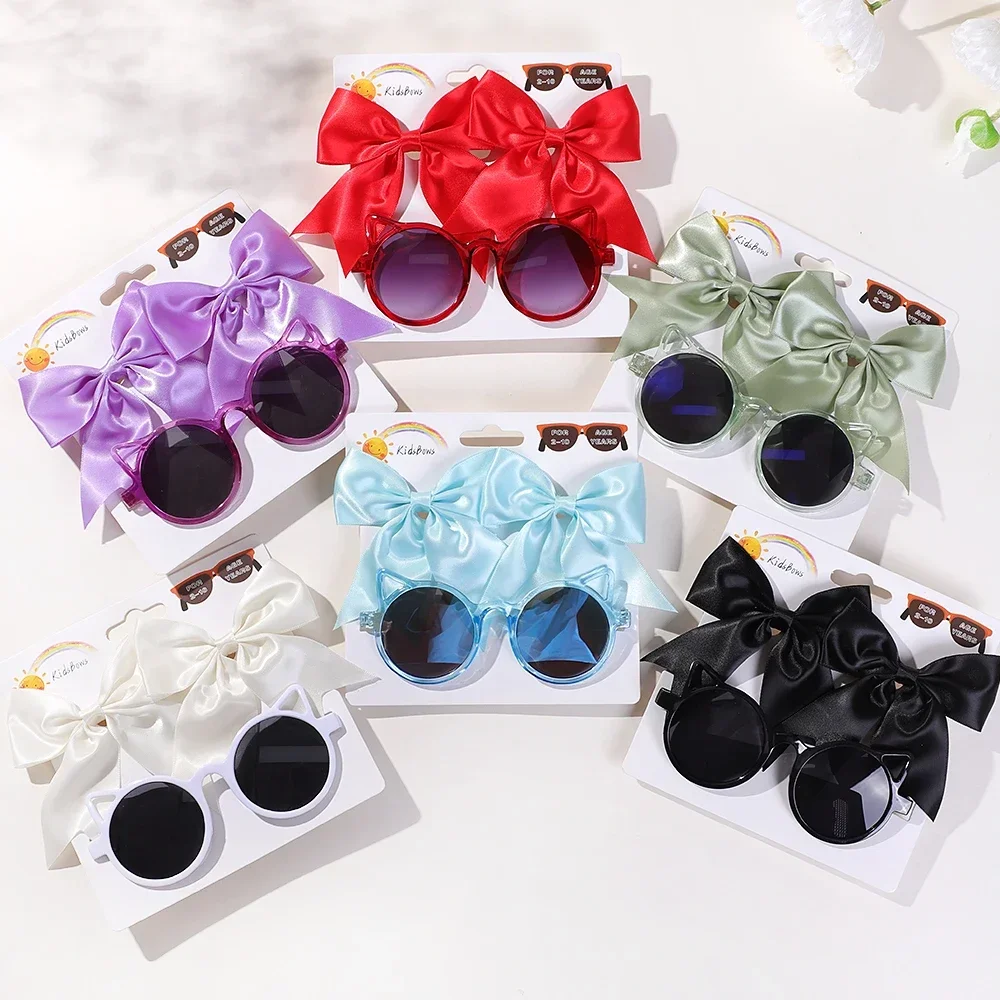 3 шт./партия Детские зажимы для волос с бантом