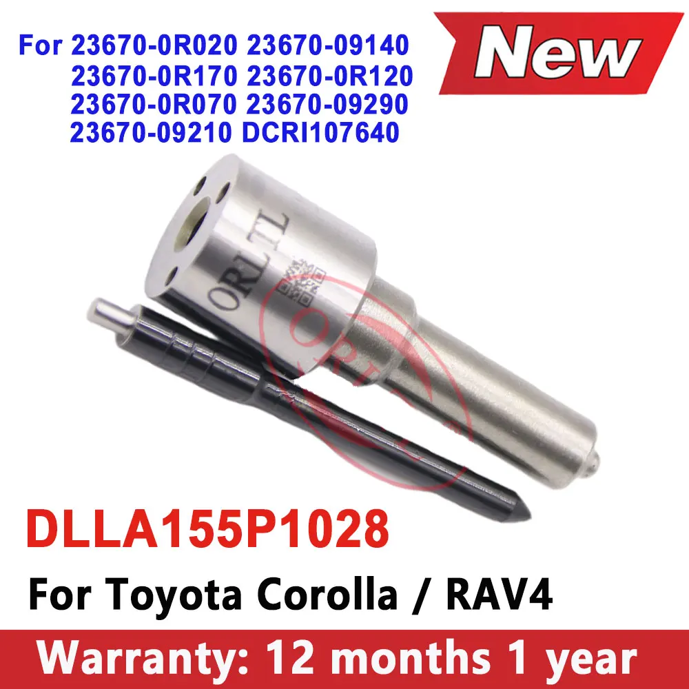 Фото Новая форсунка DLLA155P1028 Дизельный инжектор DLLA 155 P 1028, топливо DLLA 155P1028 для 095000 -6043 Toyota Corolla Verso 2.2 2AD-FTV №1