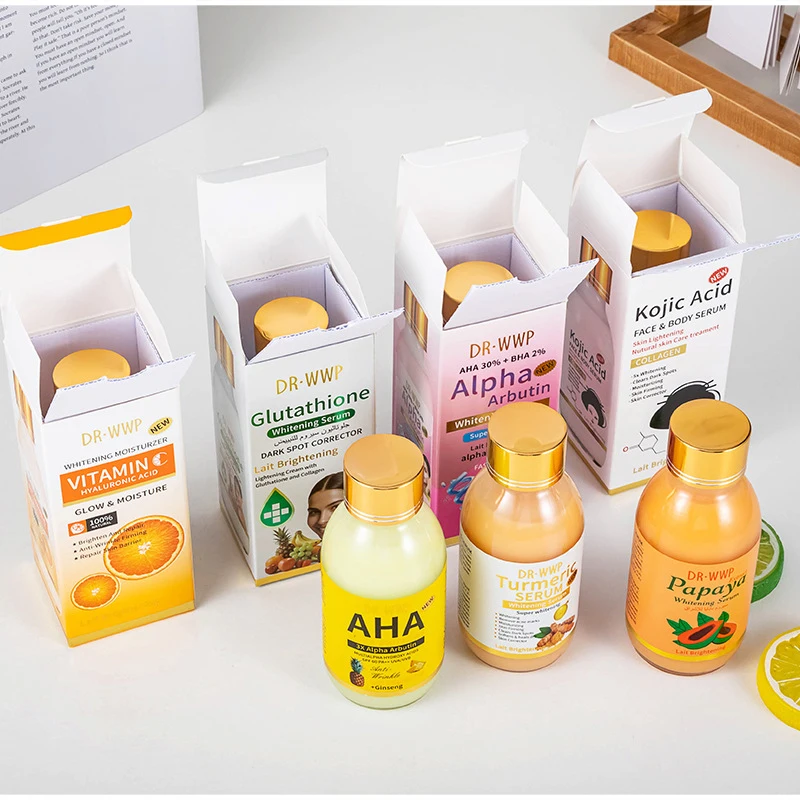 Фото Эссенция для сияния кожи 125 мл с арбутином, куркумой, витамином С, AHA, папайей, глутатионом и койевой кислотой, увлажняющая и укрепляющая №5