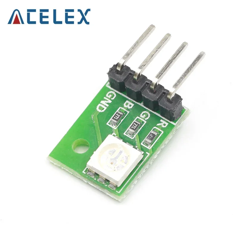 3-цветный светодиодный модуль RGB SMD 5050 полноцветный трехцветный ШИМ-светодиод для