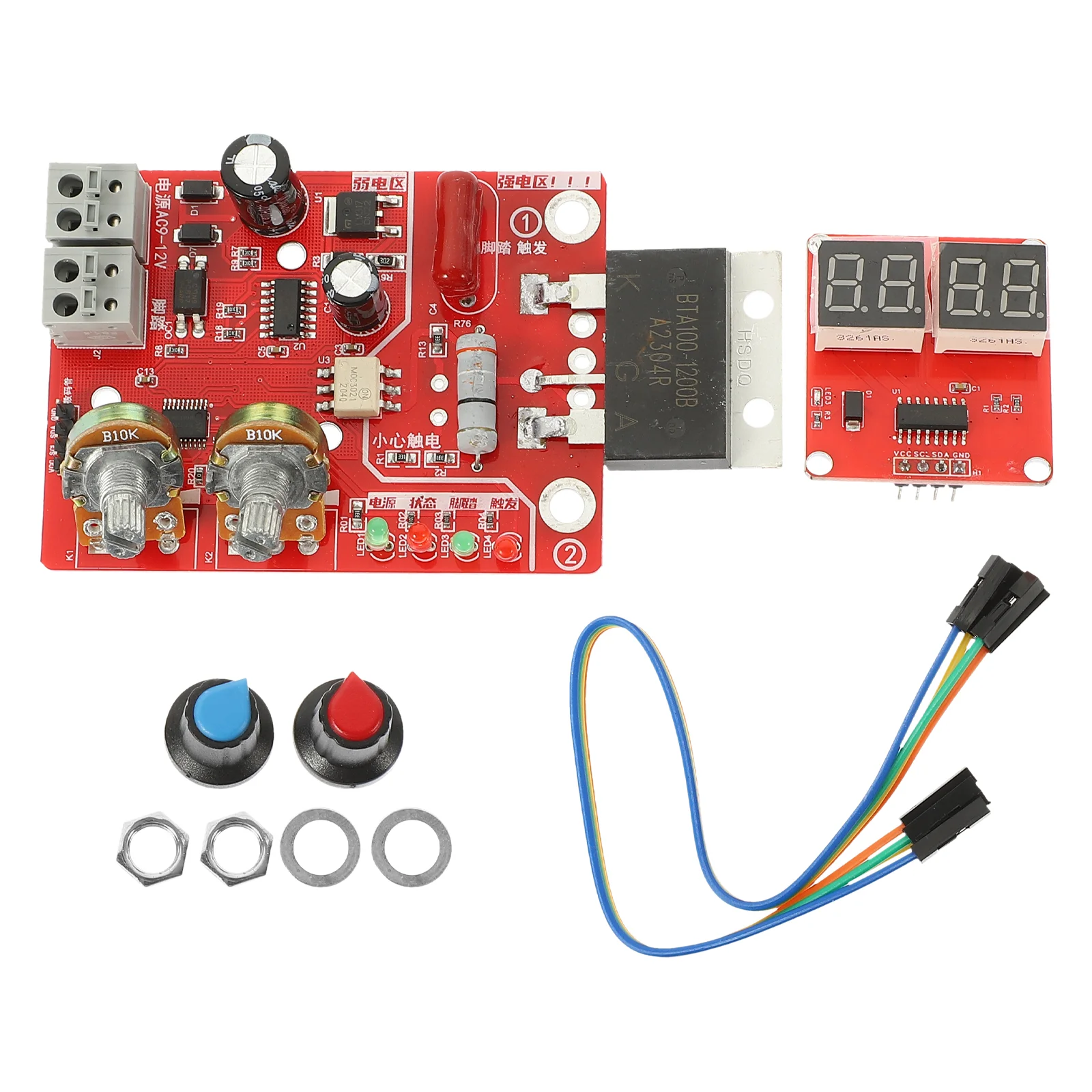 

Circuit Board Spot-Welder Control Panel Electronic Adjustable Welding Controller