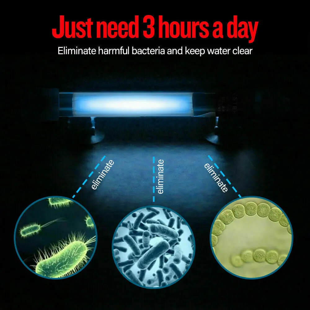 Аквариумная бактерицидная лампа для УФ-стерилизации