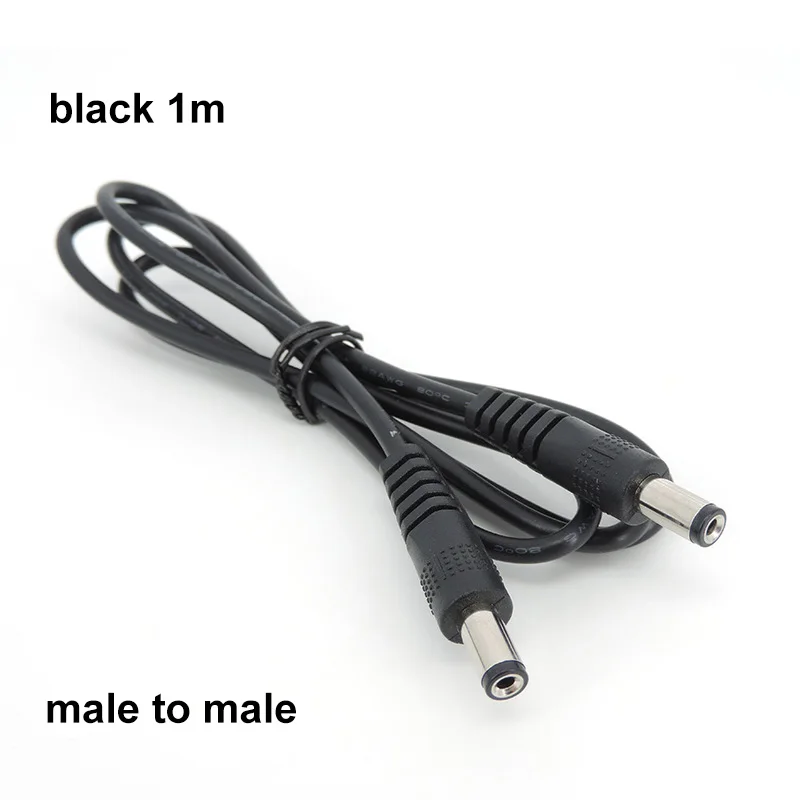 

Адаптер питания 22awg 3A DC «Папа-папа» «Мама», белый, черный Кабельный штекер 5,5x2,1 мм, соединительный провод, 12 В, удлинительные шнуры q1