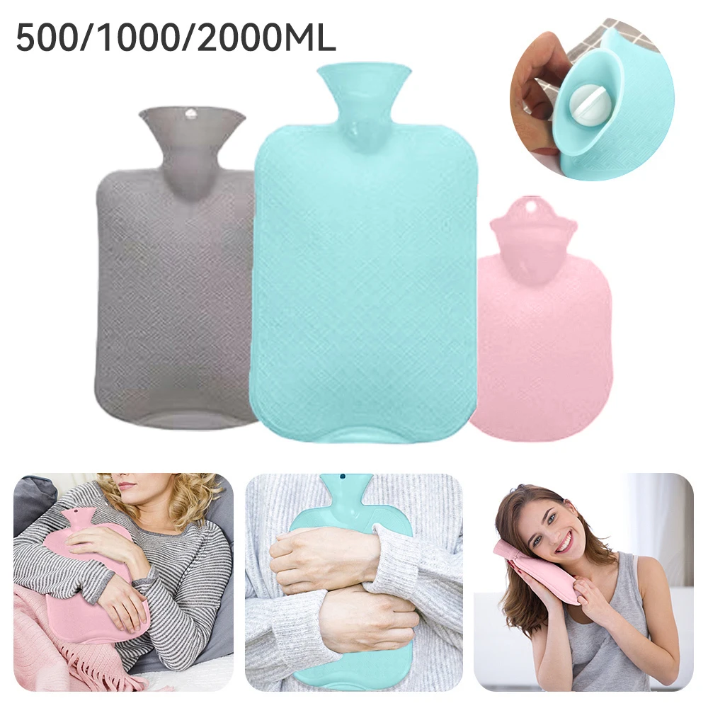 Warmwaterkruik Zak Voor Meisjes Vrouw Pvc 500/1000/2000Ml Water-Vulling Hand Warmer Warm Water Thermische Tas