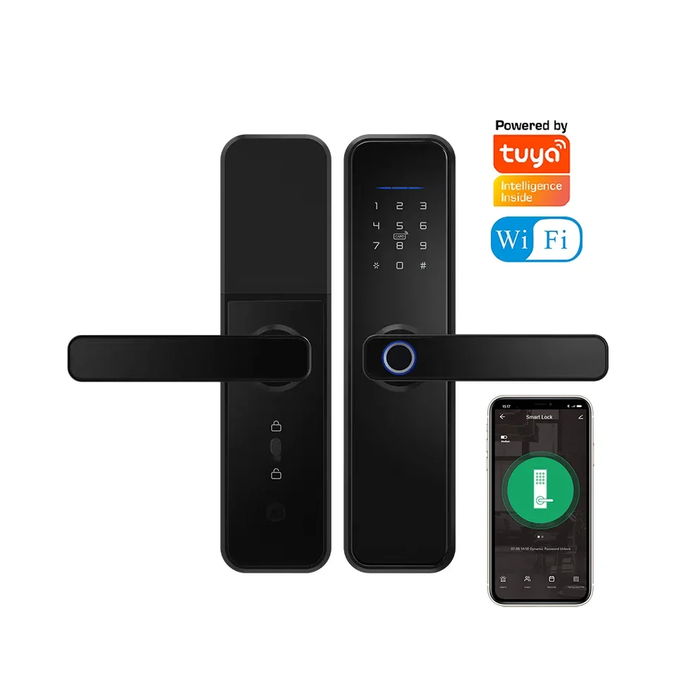 Дверной замок с поддержкой Wi-Fi и отпечатков пальцев