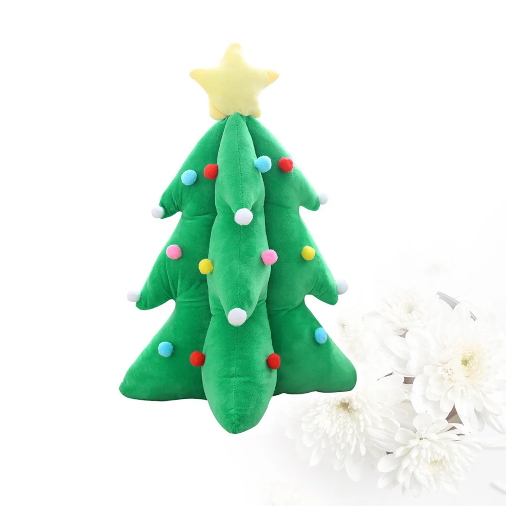 

Christmas Gift Ornament Decoration Christmas Cushion Xmas Decorative Pillow Miniature Luminous Plush Toy
