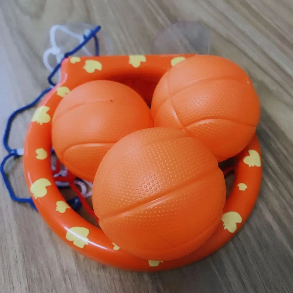 Baby Bath Toys Bathroom Sucker Basketball Hoop Set Children's Toys Playing Water Swimming Pool Bathroom Toys Gift For Boys Girls